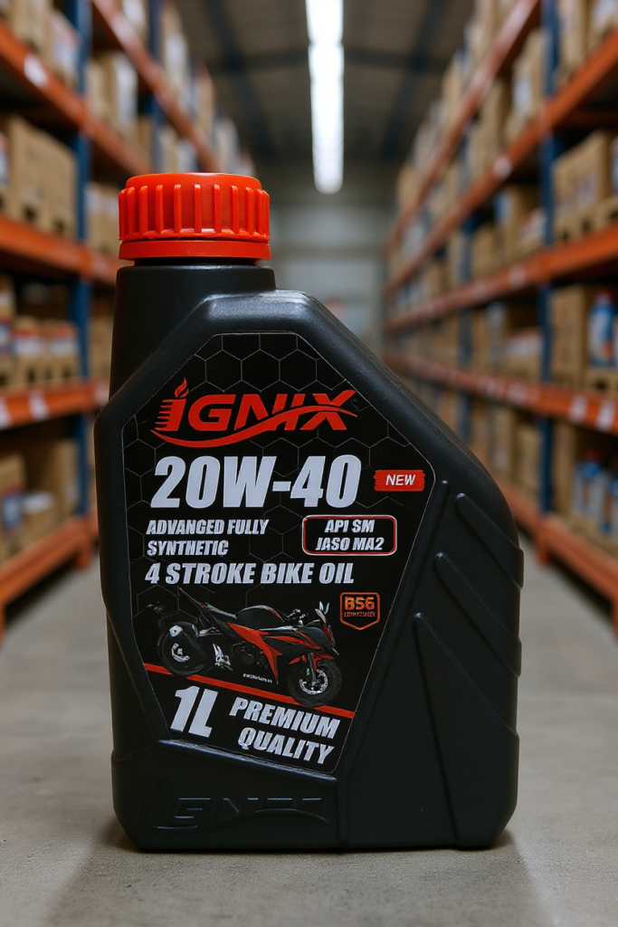 Ignix 20w-40 Motorcycle Engine oil ( Black)